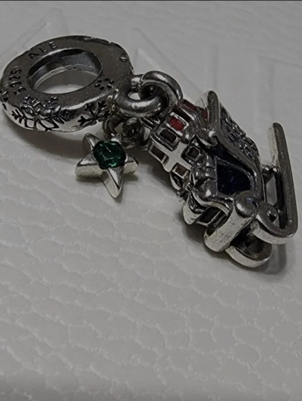 Authentic Pandora Christmas Sleigh 2023 Dangle Charm